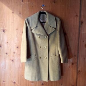 Vintage Tan Pure Camel Hair Coat